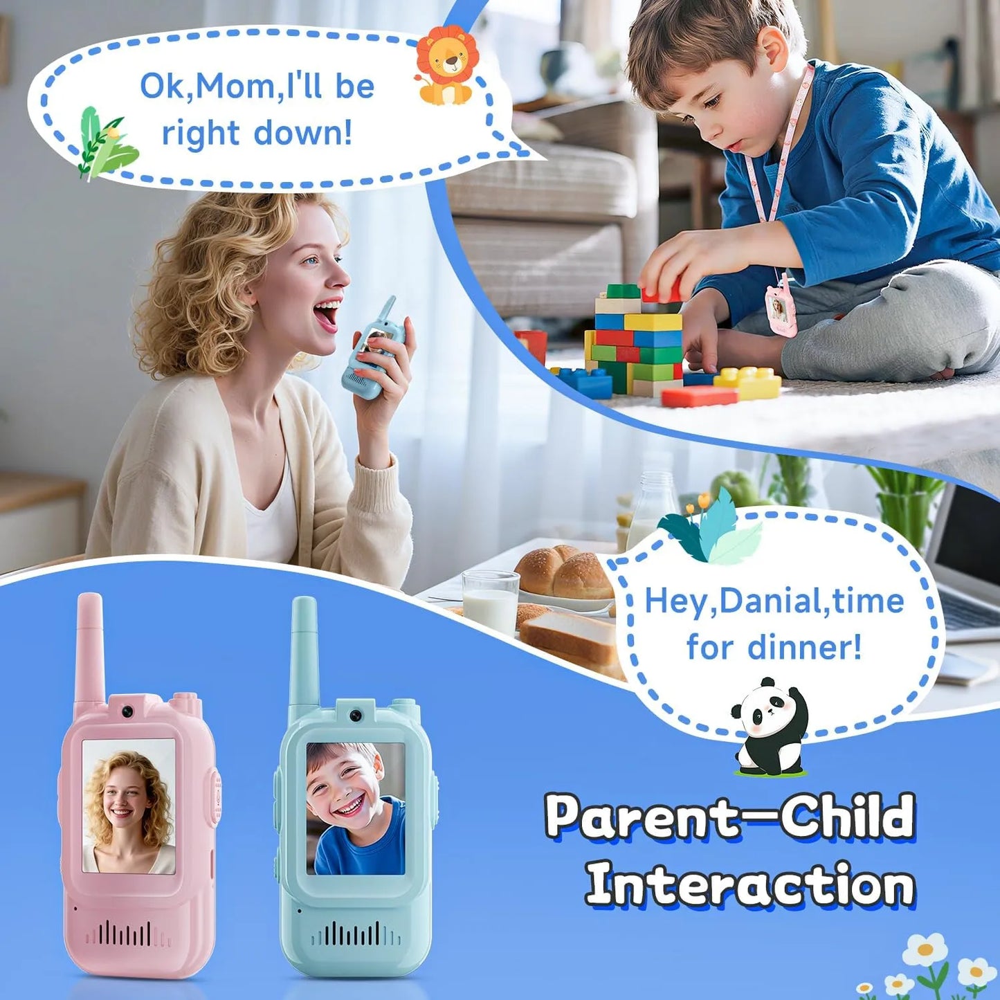 KidiTalk™: HD Video Walkie Talkies (2-pack)